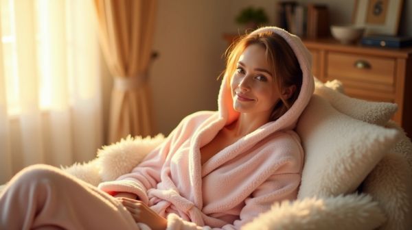 Le confort inattendu des peignoirs à capuche femme